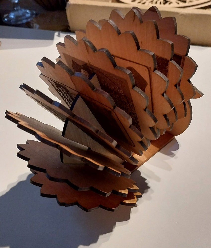 bar - apéritif - dessous de verre en bois