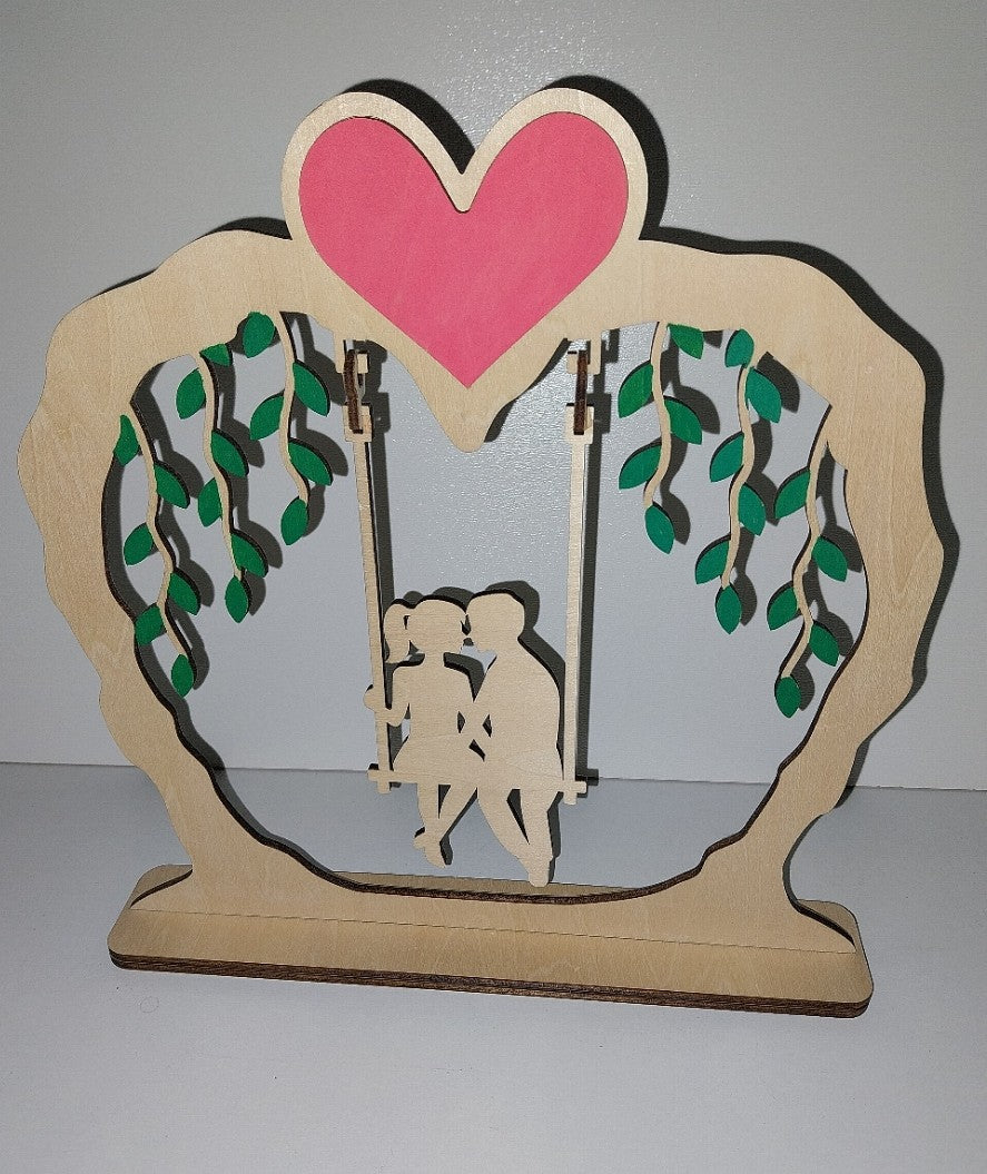 couple sur balançoire