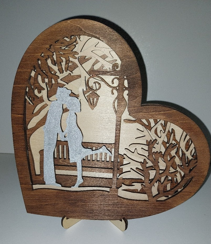 coeur sur socle